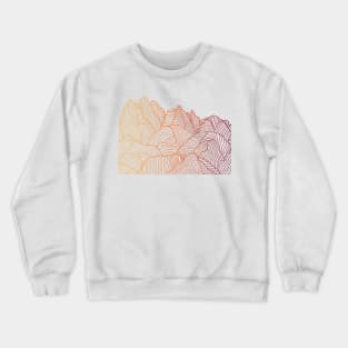 Golden Mountain Art Crewneck Sweatshirt